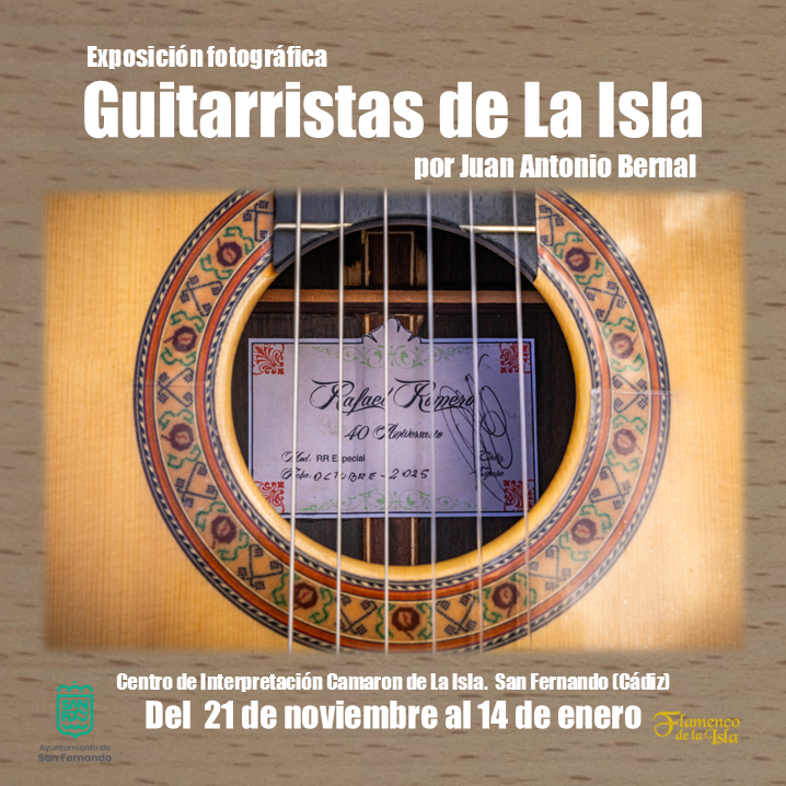 Exposición \"Guitarristas de la Isla\" en el Museo de Camarón