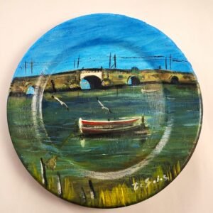 PUENTE ZUAZO DE SAN FERNANDO – Pieza de barro pintada al óleo