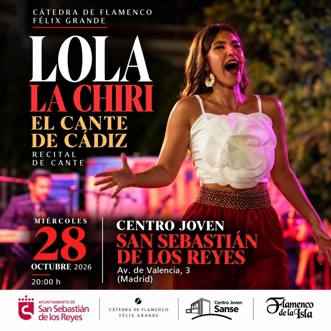 LOLA LA CHIRI Recital de cante. Cátedra de Flamenco Félix Grande